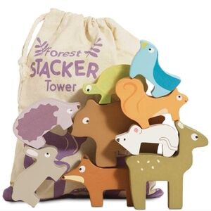 Le Toy Van Forest Stacking Tower Toy For 18M +